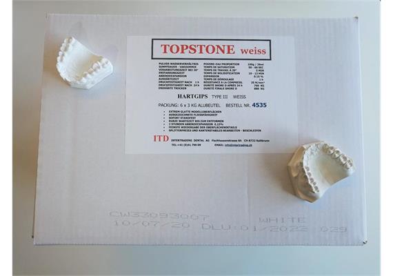 Delta Topstone Typ III weiss 6 x 3 kg