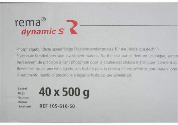 Dentaurum Rema Dynamic S 40X500gr