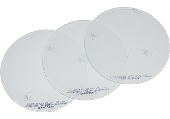 ERKOFLEX transparent Ø120mm 1.5mm 500 Stk