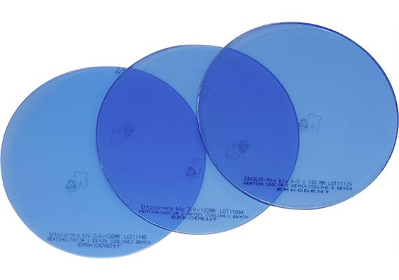 ERKOLOC PRO BLU Ø120mm blau transparent - 2.0 mm (10Stk)