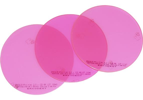 ERKOLOC PRO PINK Ø120mm pink-transparent - 4.0 mm (10 Stk)