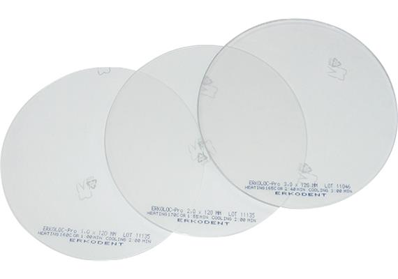 ERKOLOC PRO Ø120mm transparent mit Isolierfolie - 1.0 mm (20Stk)