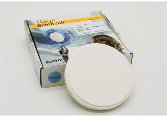 Tizian Blank 5.0 translucent A3.5 - 20 mm